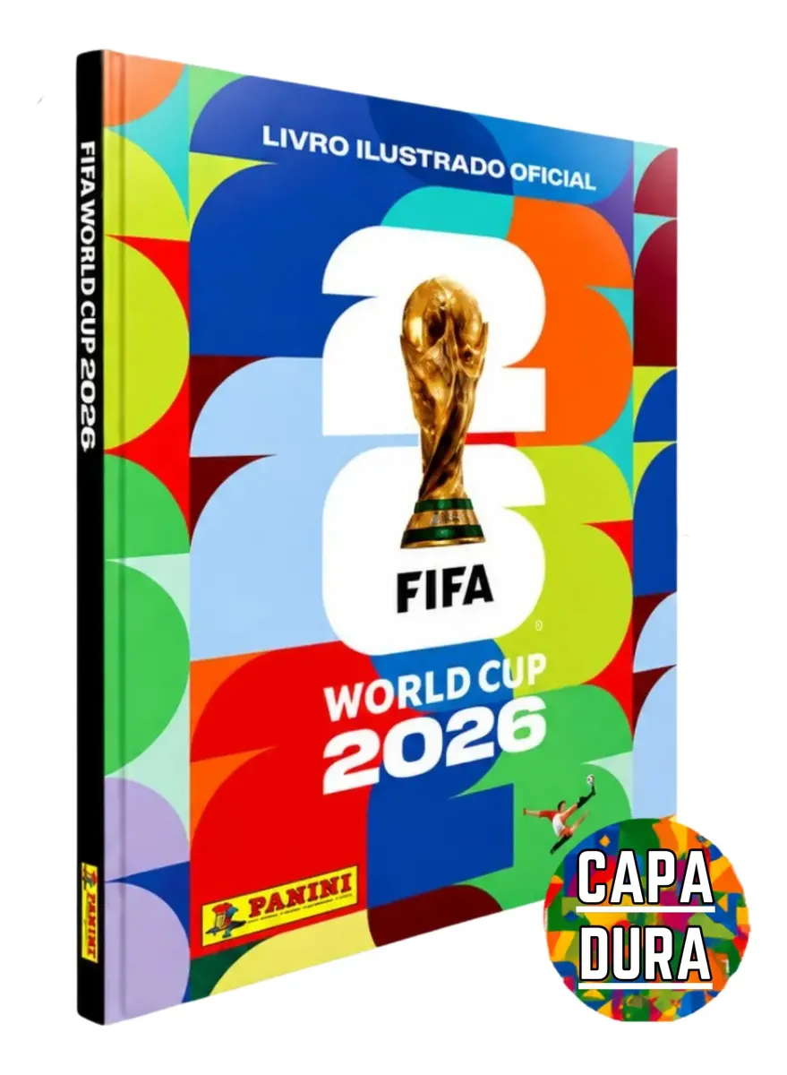 álbum da copa 2026 capa dura